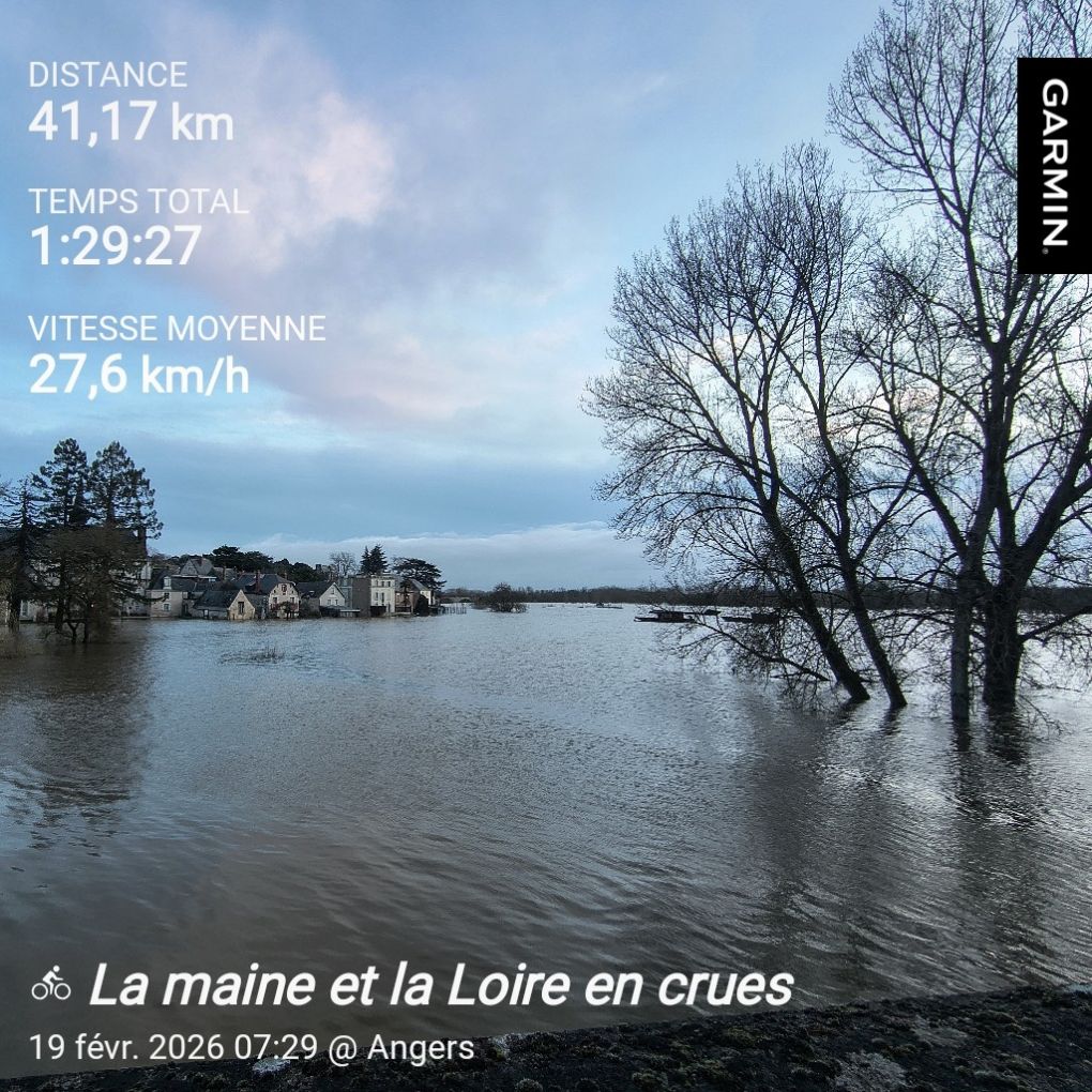 Parcours route à Bouchemaine (49) avec Le Bon Vélo