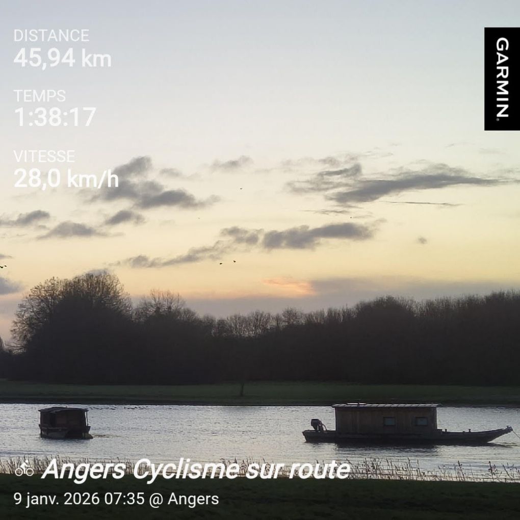 Parcours route à Denée (49) avec Le Bon Vélo