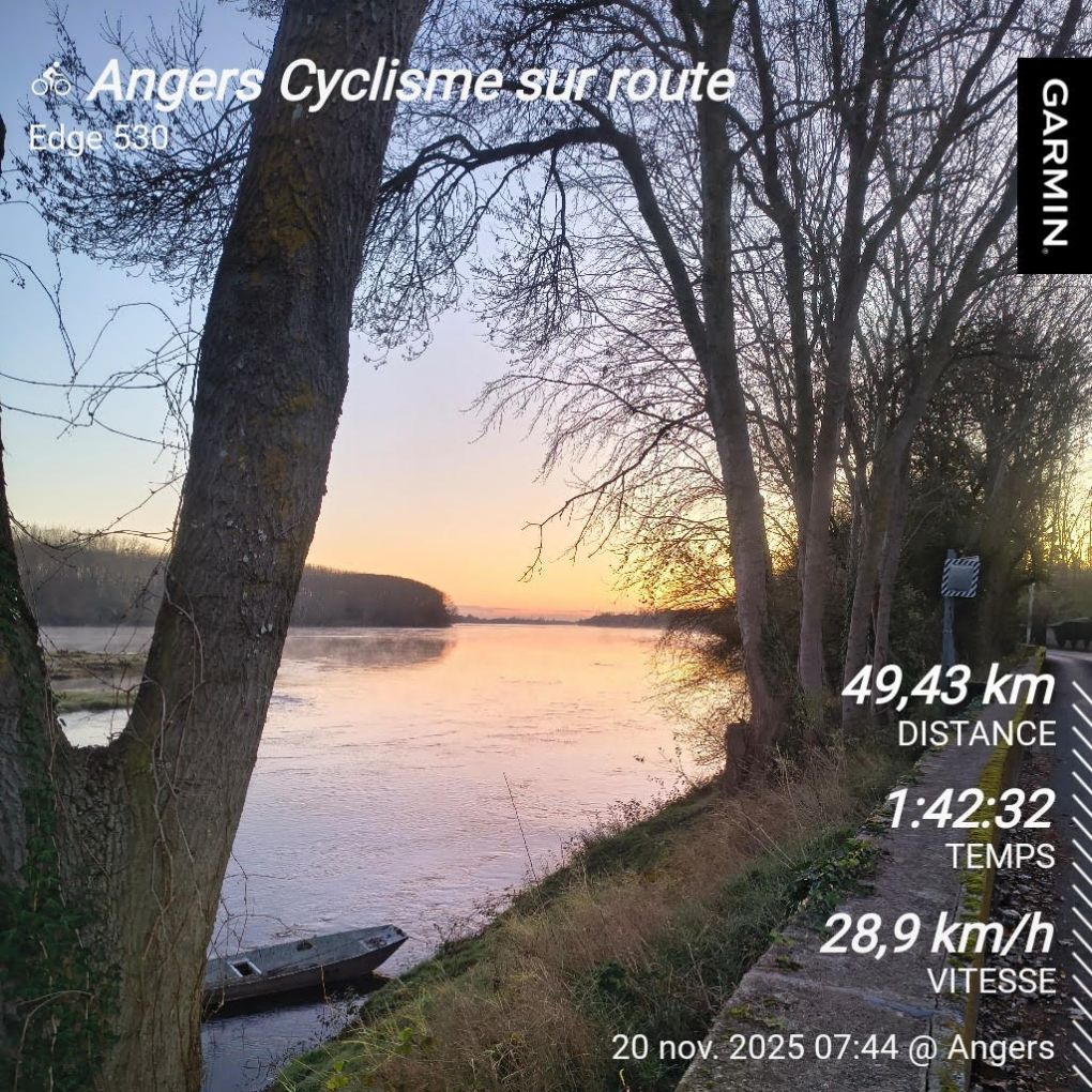Parcours route à Juigné-sur-Loire (49) avec Le Bon Vélo
