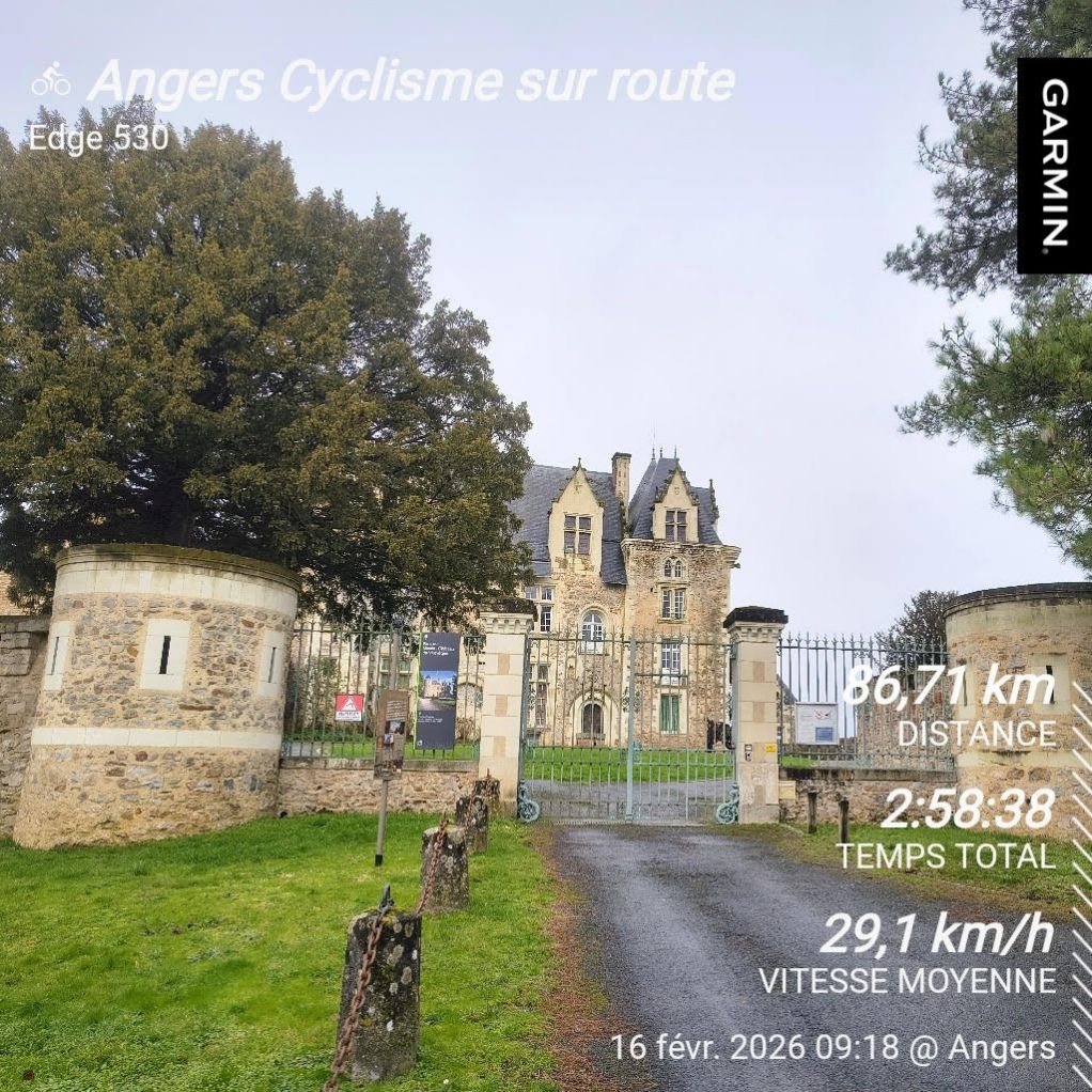 Parcours route à Montreuil-sur-Loir (49) avec Le Bon Vélo